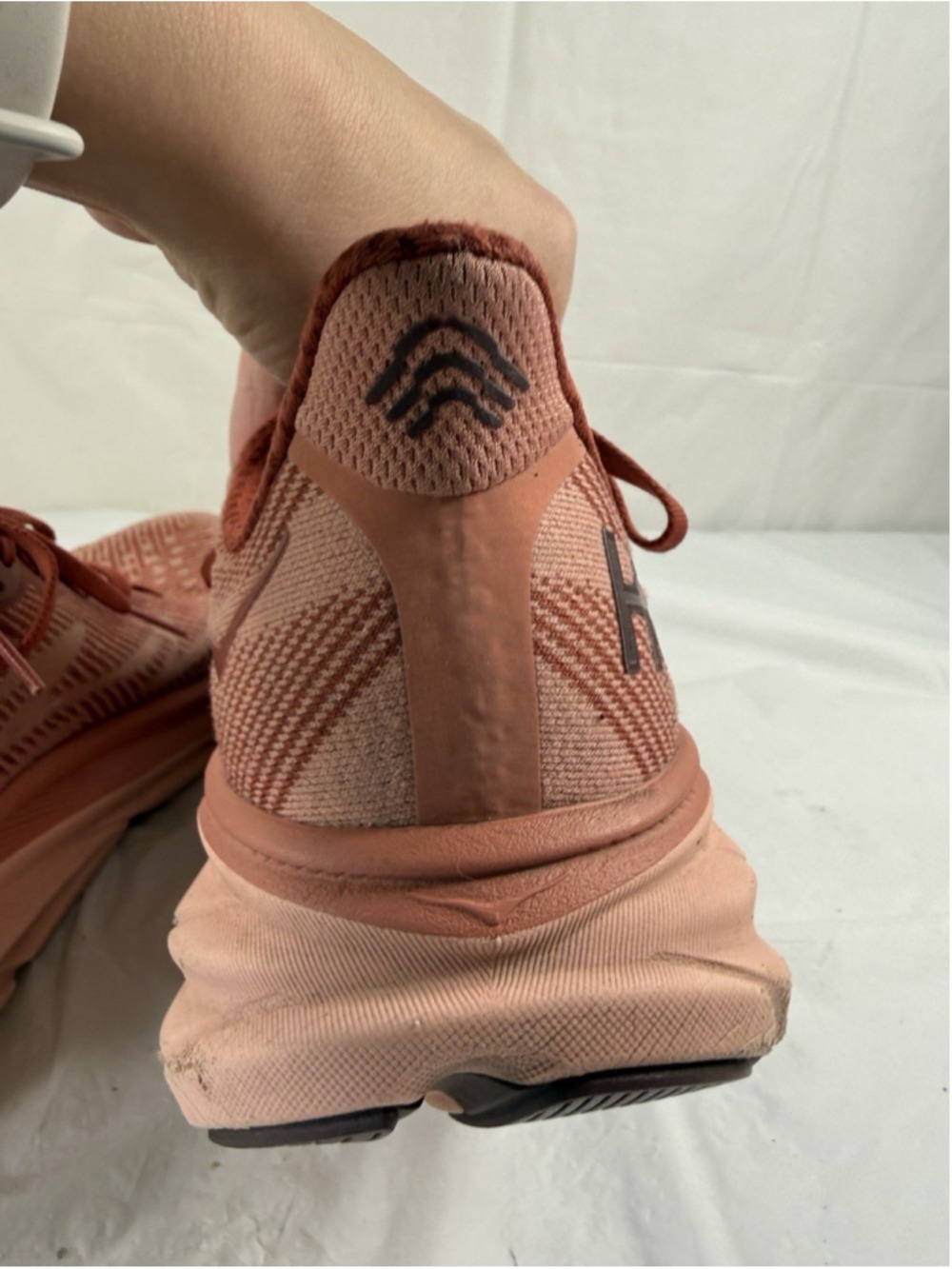 HOKA One One Clifton 9 Women’s Size 9B US Brick Red Running Shoes 1127896 RERT - Picture 14 of 16